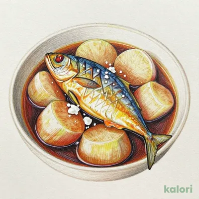 ぶり大根煮定食