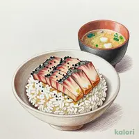まぐろ漬け丼（味噌汁付き）