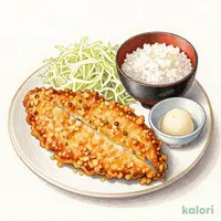アジフライ定食