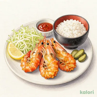 エビフライ定食