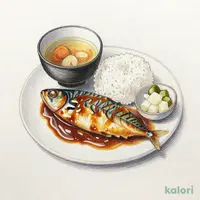 サバの味噌煮定食