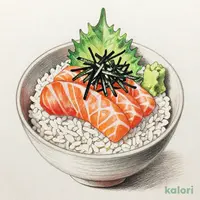 サーモン丼
