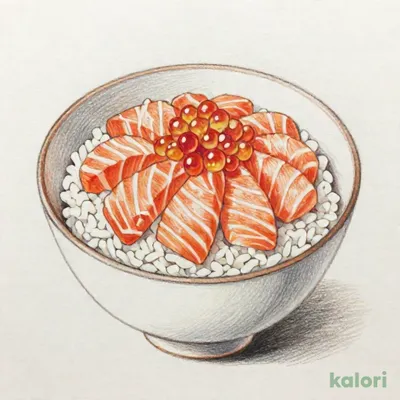 サーモン親子丼