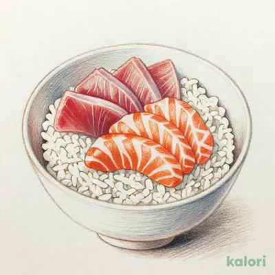 三色丼（まぐろ・はまち・サーモン）