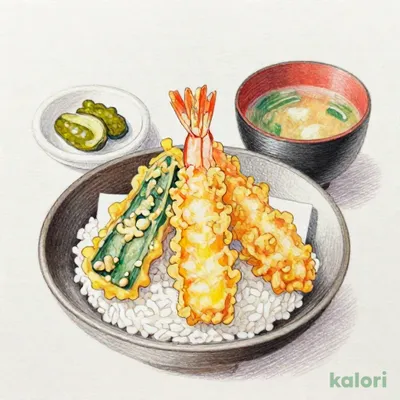 大海老天丼