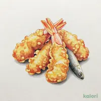 海老とキスの天