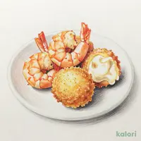 海老フライとクリームコロッケ