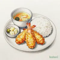 海老フライ定食