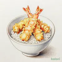 海老天丼