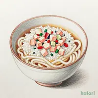 海鮮あられ丼うどんセット