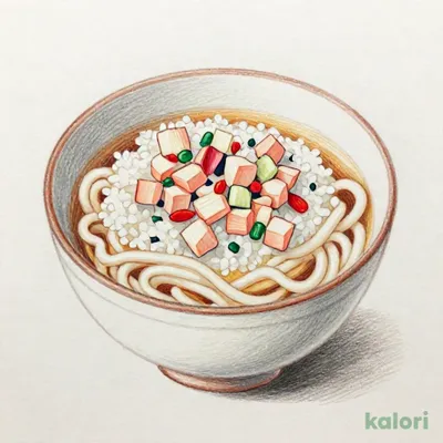 海鮮あられ丼うどんセット