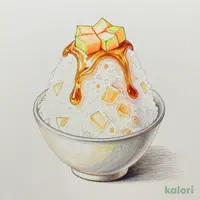 天然水の削り氷 国産生メロン