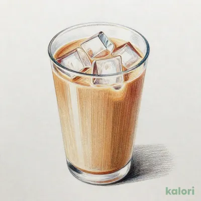 アイスほうじ茶黒蜜ラテ