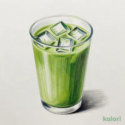 アイス抹茶黒蜜ラテ