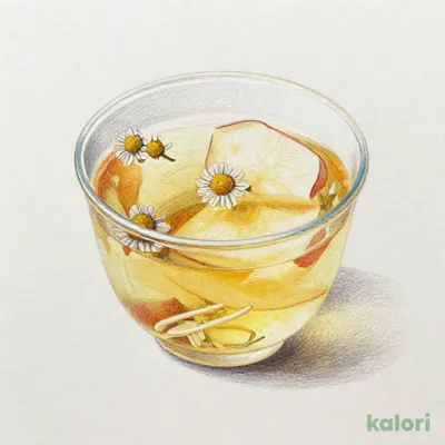 はちみつ林檎のカモミール煎茶(温)