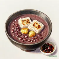 ほうじ茶栗ぜんざい