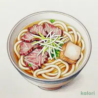 しゃぶ肉のおうどん