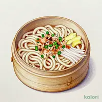 しらすたっぷりおろしの蒸籠蒸しおうどん