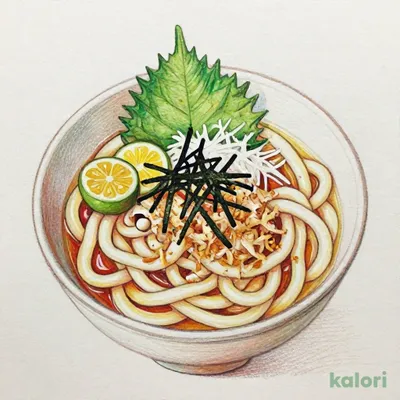 すだちのおうどん（温・冷）