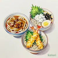 Tsuruton Sanpo (Assorted Udon Set)