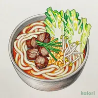 もつ煮込みのおうどん