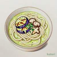 グリーンカレーのおうどん