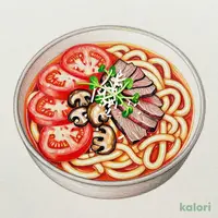 Tomato Sauce Stewed Udon