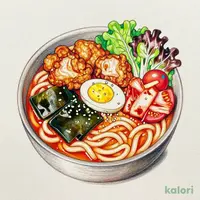 ビビン麺のおうどん