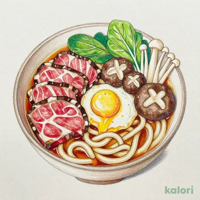 和牛すき焼きのおうどん