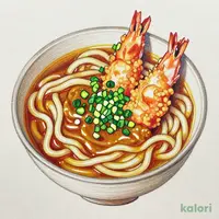 大海老フライカレーのおうどん