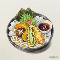 天ざるのおうどん