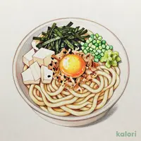 山かけのおうどん（温・冷）