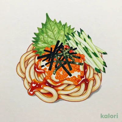 明太子のおうどん（温・冷）