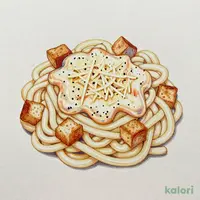 明太釜玉フロマージュのおうどん