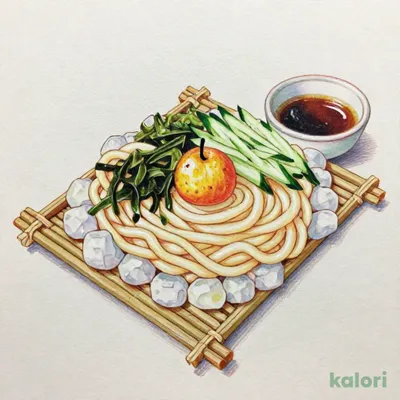梅ざるのおうどん