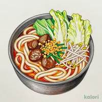 浪花　もつ煮込みのおうどん