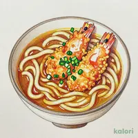 海老フライカレーのおうどん