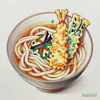 Seafood Kakiage Tempura Udon