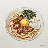 Simmered Beef & Grated Yam Udon (Hot or Cold)