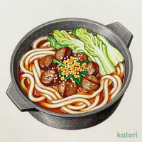 Beef Offal Stew Udon Noodles