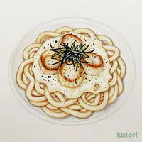 貝柱クリームのおうどん