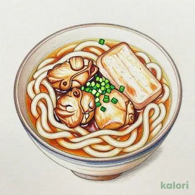 鶏南蛮鍋のおうどん