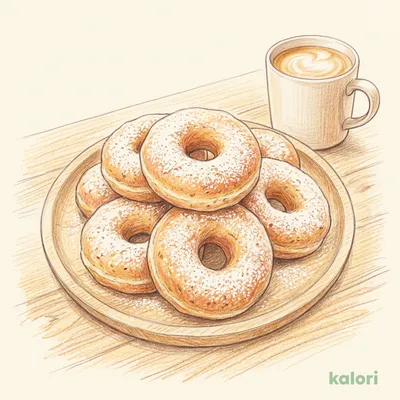 Fluffy 7-Grain Sugar Donut