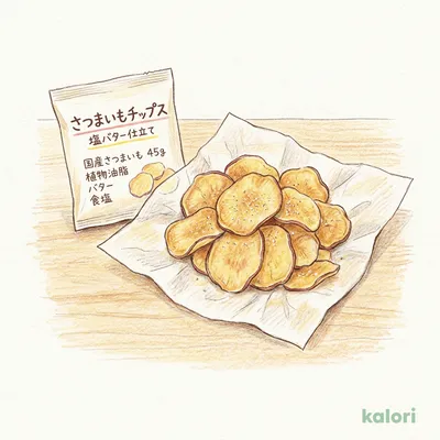 Sweet Potato Chips Salted Butter Style