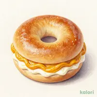 ベーグルサンドパンプキン＆クリームチーズ
