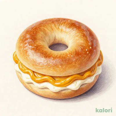 ベーグルサンドパンプキン＆クリームチーズ
