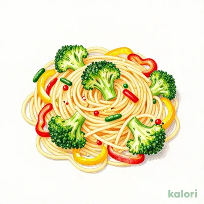 Setouchi Lemon Pasta with Colorful Vegetables and Green Chili