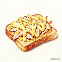 厚切りオープンサンド チキンリモーネ