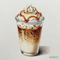 キャラメルラテ with ソルティーキャラメルソース（ICED・Grande・牛乳）