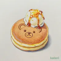 ベアフルのメープル米粉パンケーキ